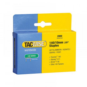 Tacwise 140 Heavy-Duty Staples 10mm (Type T50 G) (Pack 2000)