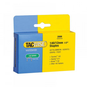 Tacwise 140 Heavy-Duty Staples 12mm (Type T50 G) (Pack 2000)