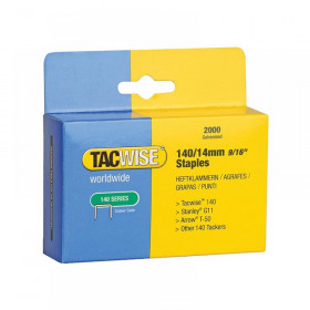 Tacwise 140 Heavy-Duty Staples 14mm (Type T50 G) (Pack 2000)