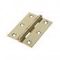 Timco 434269 Butt Hinge - Fixed Pin (1838) - Electro Brass 63 X 44