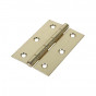 Timco 434456 Butt Hinge - Fixed Pin (1838) - Electro Brass 90 X 60