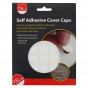 Timco COVERWM18 Self-Adhesive Cover Caps - White Matt 18Mm Pack 105