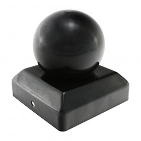 TIMco Ball Post Cap - Black 100mm Unit 1