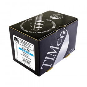 TIMco Bi-Met W/Tip No3 S/Drill Screw 5.5 x 65 Box 200