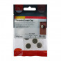 Timco TSC14PBP Threaded Screw Caps - Solid Brass - Polished Brass 14Mm TIMpac 4