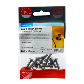 TIMco Cap Socket & Nut - A2 SS Range