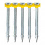 Timco 4865COLLW Collated Timber To Light Section Screws - Countersunk - Wing-Tip - Self-Drilling - Zinc 4.8 X 65 Box 500