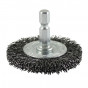 Timco 100SWC Drill Wheel Brush - Crimped Steel Wire 100Mm Blister Pack 1