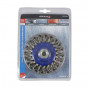 Timco 115TWTSS Angle Grinder Wheel Brush - Twisted Knot Stainless Steel 115Mm Blister Pack 1