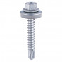 Timco ZH100W16B Metal Construction Heavy Section Screws - Hex - Epdm Washer - Self-Drilling - Zinc 5.5 X 100 Box 100