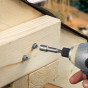 Timco 6100INI Timber Frame Construction & Landscaping Screws - Hex - Exterior - Silver Organic 6.0 X 100 Bag 10