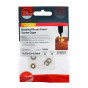 Timco 725584 Knurled Inset Screw Cups - Solid Brass To Fit 4.0, 4.2, 4.5 Screw TIMpac 8