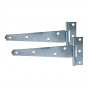 Timco LTH10ZB Pair Of Light Tee Hinges - Zinc 10in