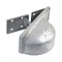 Timco 478741 Padlock Protection Bar - Heavy Duty - Right - Hot Dipped Galvanised 7 1/2in TIMbag 1