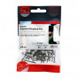 Timco PP25WP Polymer Headed Pins - Stainless Steel - White 25Mm TIMpac 65