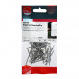 Timco PP40WP Polymer Headed Pins - Stainless Steel - White 40Mm TIMpac 50