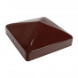 Timco FPC50 Fence Post Cap - Oxide Red 50Mm Unit 1