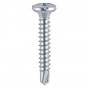 Timco 135Z Window Fabrication Screws - Friction Stay - Shallow Pan Countersunk - Ph - Self-Tapping - Self-Drilling Point - Zinc 3.9 X 16