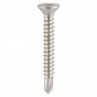 Timco 423Z Window Fabrication Screws - Countersunk - Ph - Self-Tapping - Self-Drilling Point - Zinc 4.8 X 25