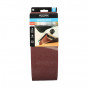 Timco 231258 Sanding Belts - 80 Grit - Red 100 X 610Mm Pack 5