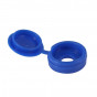 Timco SHCCBLUEP Hinged Screw Caps - Small - Blue To Fit 3.0 To 4.5 Screw TIMpac 100