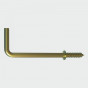 Timco 25SQBP Cup Hooks - Square - Electro Brass 25Mm TIMpac 16