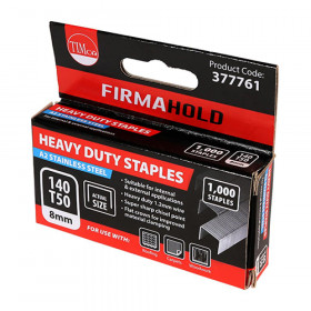 TIMco Staples HD Chisel - A2 SS 12mm Pack 1000