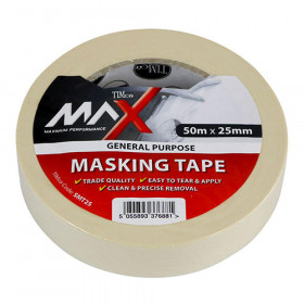 TIMco TIMCO Masking Tape 50m x 25mm Roll 1