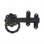Timco TRGL6BP Ring Gate Latch - Twisted - Black 6in TIMbag 1