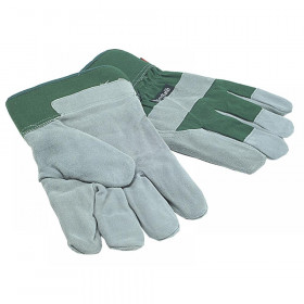 Town and Country TGL412 Mens Fleece Lined Leather Palm Gloves - One Size