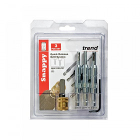 Trend SNAP/DBG/SET Drill Bit Guide Set with Quick Chuck - 5/64in 7/64in & 9/64in