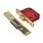 Union Y2103S-PB-3.0 Strongbolt 2103S 3 Lever Mortice Deadlock Polished Brass 81Mm 3In Visi