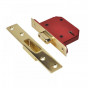 Union Y2105S-PB-3.0 Strongbolt 2105S Polished Brass 5 Lever Mortice Deadlock Visi 81Mm 3In