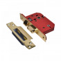 Union Y22WCS-PB-3.0 Strongbolt 22Wcs Mortice Bathroom Lock Polished Brass 81Mm 3In Visi