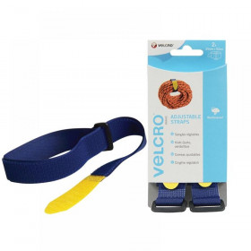Velcro VELCRO Brand Adjustable Straps(2) 25mm x 92cm Blue