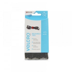 Velcro VELCRO Brand ONE-WRAP Reusable Ties (6) 12mm x 20cm Black