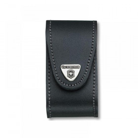 Victorinox Black Leather Belt Pouch (5-8 Layer)