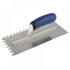Vitrex Professional Stainless Steel Adhesive Trowel Square Notches 8mm