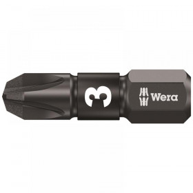 Wera 855/1 Impaktor Insert Bit Pozi PZ3 x 25mm Carded