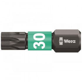 Wera 867/1 Impaktor Insert Bit TORX TX30 x 25mm Carded