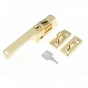 Yale Locks 710115005166 P115Pb Lockable Window Handle Polished Brass Finish