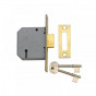 Yale Locks 650322105025 Pm322 3 Lever Mortice Deadlock Polished Brass 65Mm 2.5In