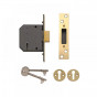 Yale Locks 650552105025 Pm552 5 Lever Mortice Deadlock 67Mm 2.5In Polished Brass