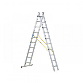 Zarges D-Rung Combination Ladder, 2-Part Range