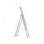 Zarges 44840 D-Rung Combination Ladder 3-Part 3 X 10 Rungs