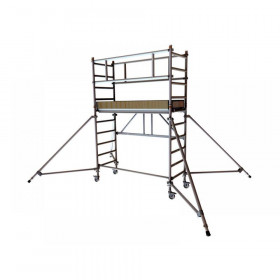 Zarges PaxTower 3T with Toeboards & Stabilisers Platform Height 1.6m