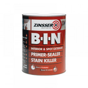Zinsser B.I.N Primer, Sealer & Stain Killer Paint White 2.5 litre