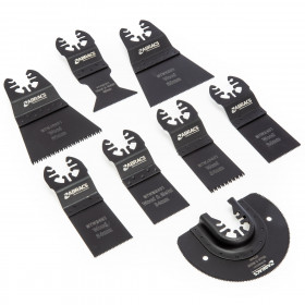 Abracs Mtwmset8 Multi Tool Blades For Wood And Metal (Pack Of 8)