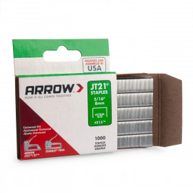 Arrow A215 Jt21 Light Duty Staples 5/16in (Pack Of 1000)