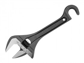 Bahco 33H Wide Jaw Adjustable Wrench With Hook 254.5Mm